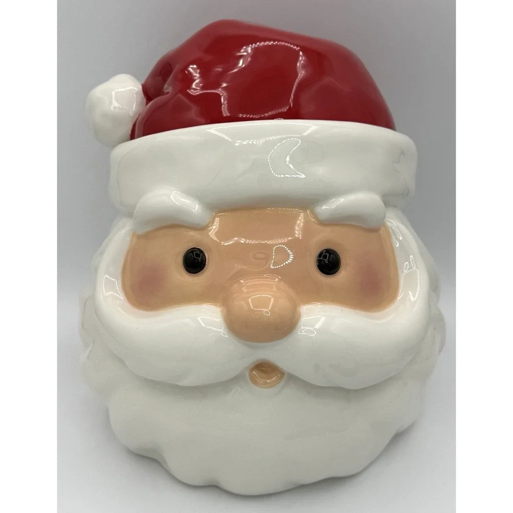 Pottery‎ Barn Kids Santa Cookie Jar Rudolph the Red Nosed Reindeer Large EUC